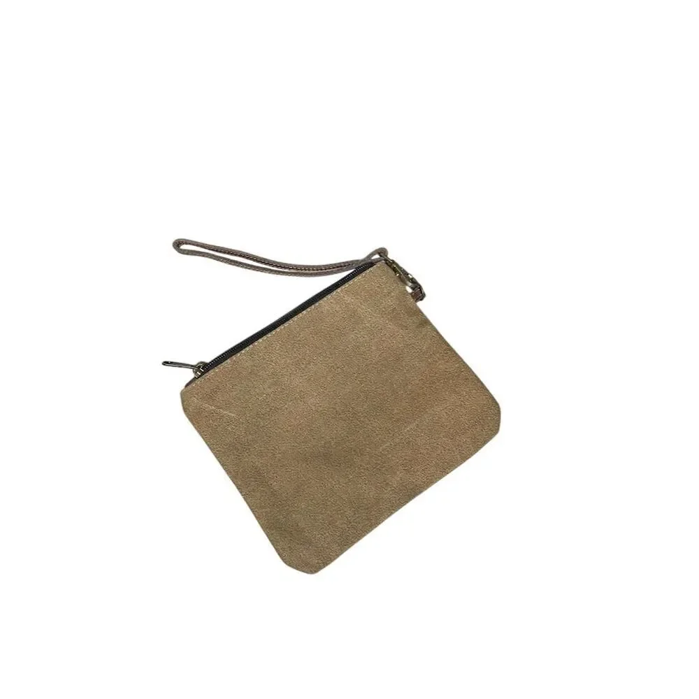 Mona B Women's Canvas Wristlet USA Flag Design Multicolor Small